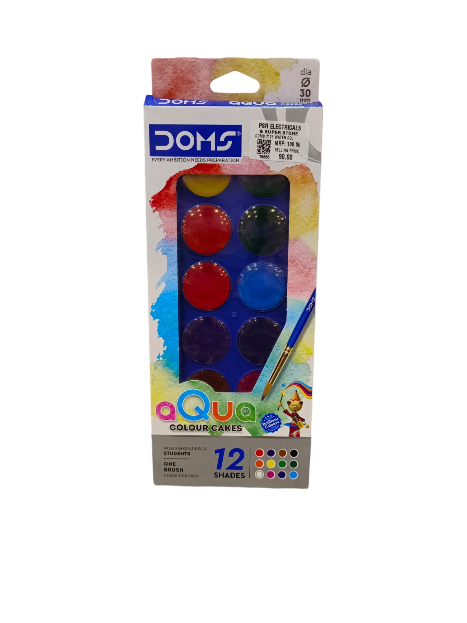 DOMS 7128 WATER COL 12 SHADE DOMS 7128 WATER COL 12 SHADE